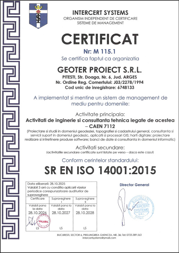 SR EN ISO 14001:2015