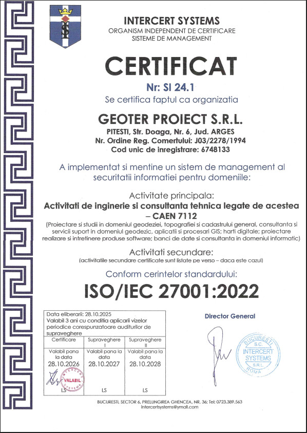 SR EN ISO 27001:2015